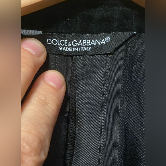 Dolce & Gabbana Black Sport Coat Blazer. Vintage - Picture 3 of 5